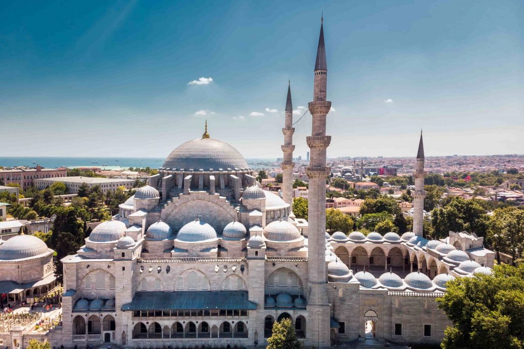 The Suleymaniye Mosque is an Ottoman Imperial Mosque - İstanbul
